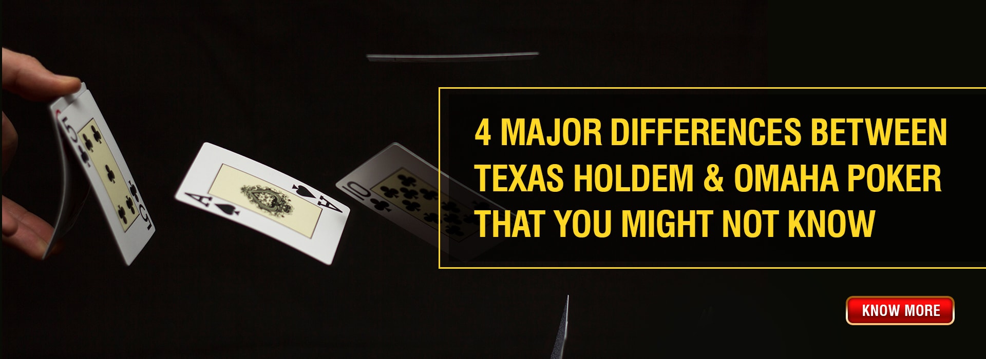 Difference between Omaha And Texas Holdem Poker